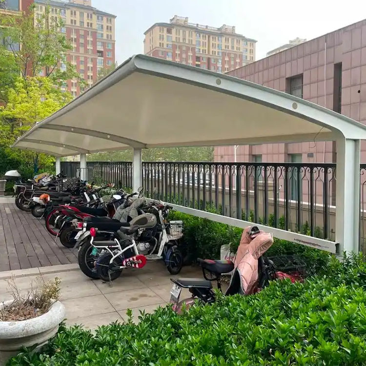 乌鲁木齐膜结构电动车棚